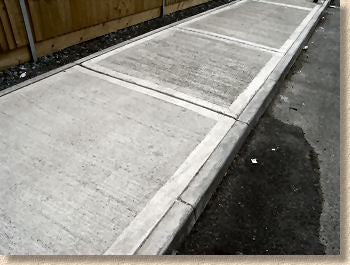 Concrete Pad Installation – 4" Thick Brushed Finish