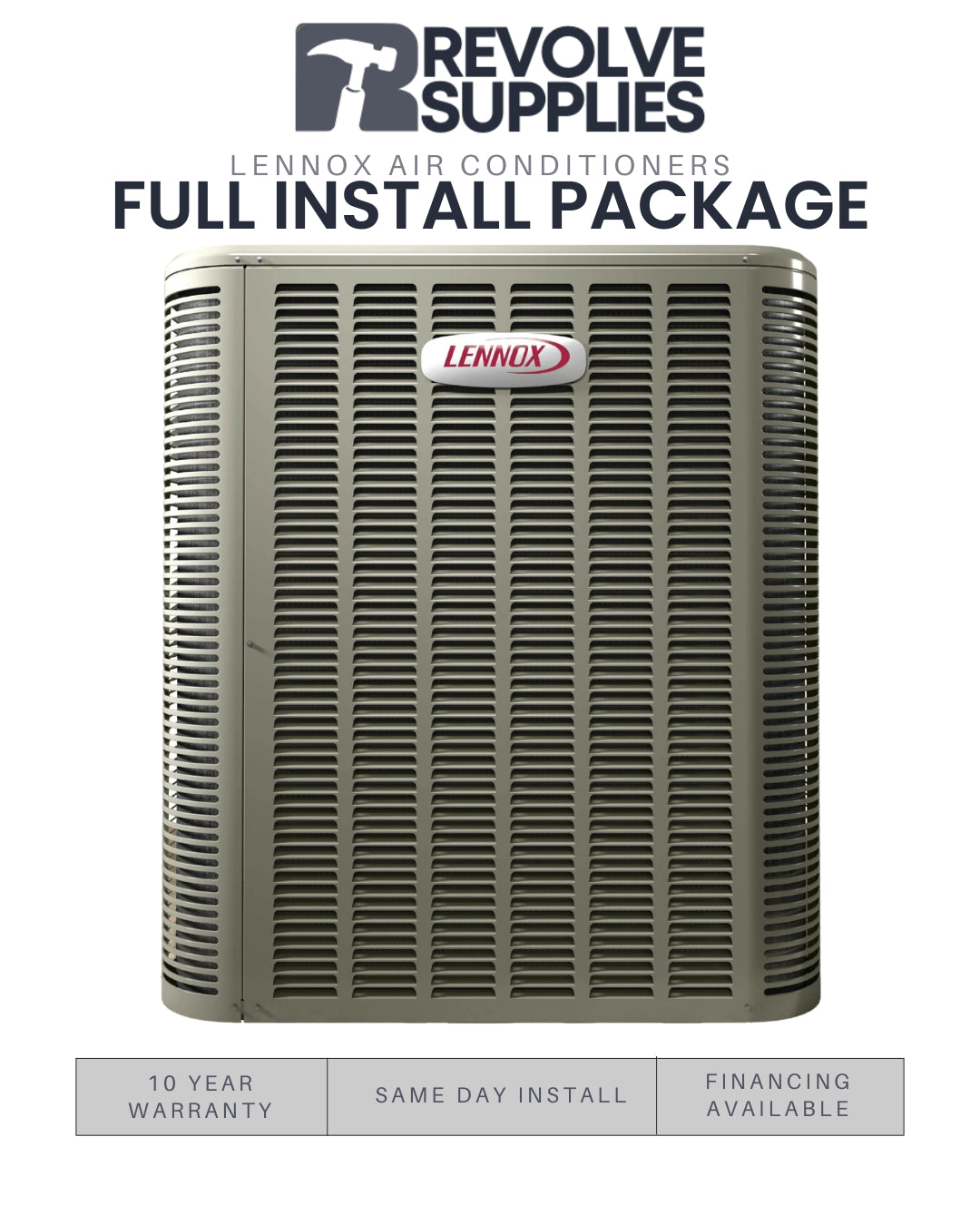 Lennox ML14XC1 Central Air Conditioner – Complete Installation Package