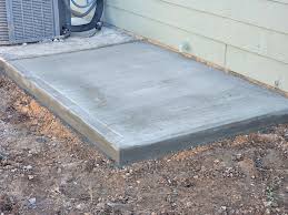 Concrete Pad Installation – 4" Thick Brushed Finish