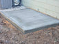 Concrete Pad Installation – 4" Thick Brushed Finish