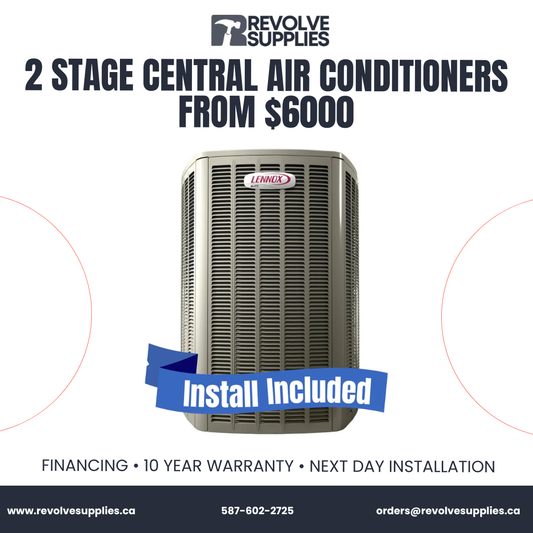 Lennox EL18KCV Variable-Capacity Air Conditioner Installation in Calgary